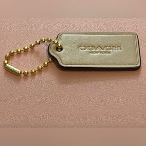 Coach dog tag NEW